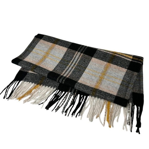 Sensation Cachemire Oversized Autumn Scarf Wrap with Fringe - Picture 7 of 7